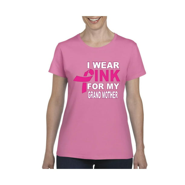 Details about   I Wear Pink For My Grandma Womens Shirt